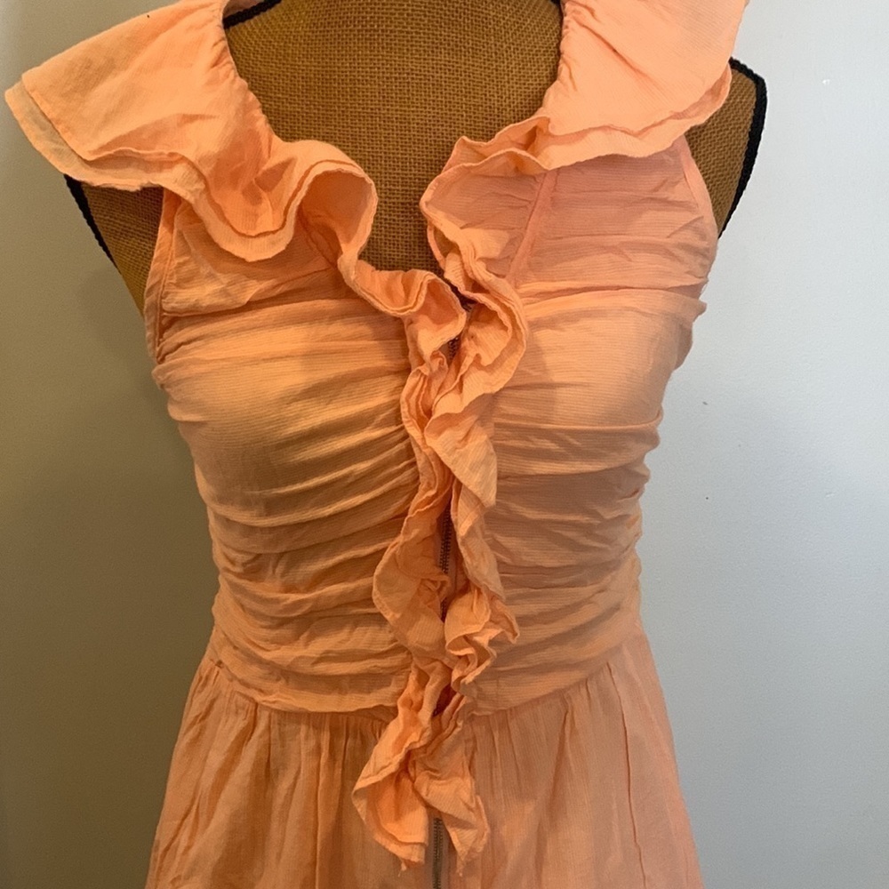 S Line Women's Sleeveless Ruffled‎ Top - Picture 2 of 5